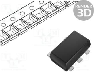 TEXAS INSTRUMENTS IC: digital; buffer,inverting