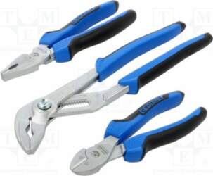 Tools set: pliers; Features: ergonomic two-component