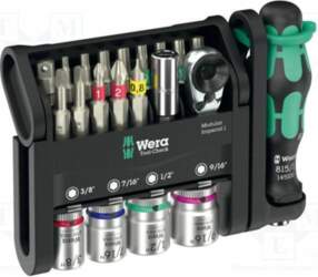 Tools set: screwdriver bits; hex key