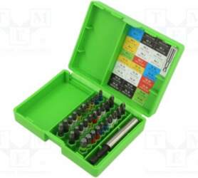 Tools set: screwdriver bits; Phillips,Pozidriv®