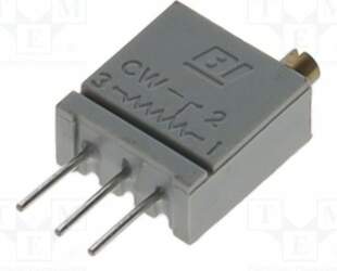 TT ELECTRONICS Potentiometer: mounting; 1kΩ; multiturn