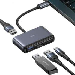 Usams 4in1 Adapteris 2xUSB 2.0