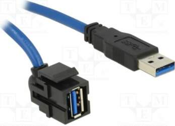 USB module; Keystone; USB A socket