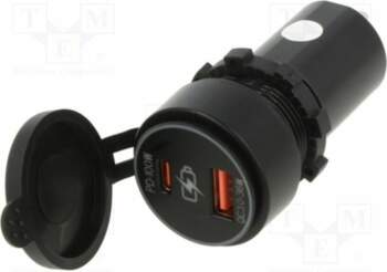 USB power supply; USB A socket