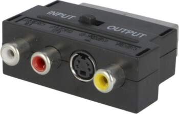 Vanguard Adapter; RCA socket x3,SCART
