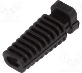 WEST POL Strain relief; elastomer; black