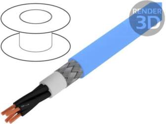 Wire; IB-BIT 500 CY; 2x1mm2; shielded