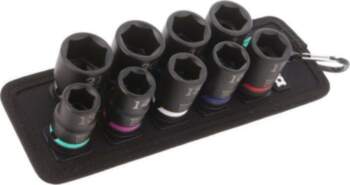 Wrench-set; 6-angles,socket spanner,impact; 1/2"