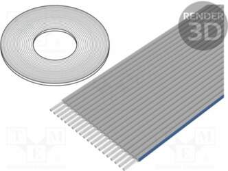 3M Wire: ribbon; 1.27mm; stranded