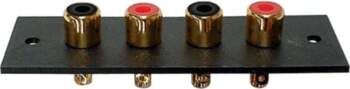4P AMP RCA PLUG - GOLD
