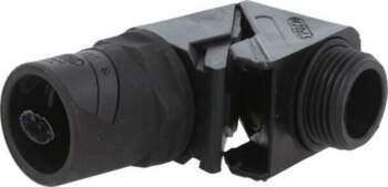 90° angled connector; Thread: metric,outside
