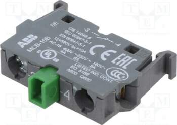 ABB Contact block; 22mm; for back