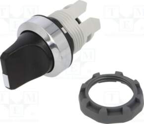 ABB Switch: rotary; 22mm; black; none