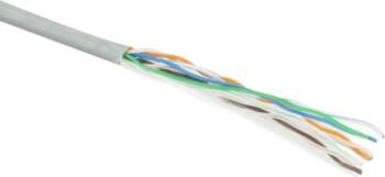 ACT C5E U/UTP SOLID PVC GREY