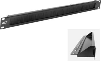 ACT CABLE BRUSH PANEL 1U +
