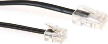 ACT RJ45-RJ11 CABLE BLACK    1.00M