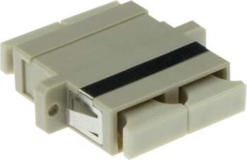 ACT SC/SC DUPLEX ADAPTER OM2 GREY