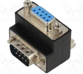 Adapter; D-Sub 9pin socket 270° up/down