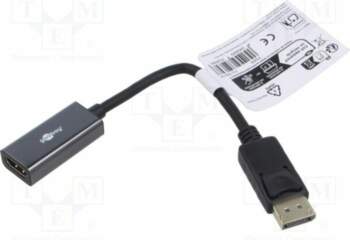 Adapter; DisplayPort plug,HDMI socket; 0