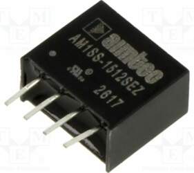 AIMTEC Converter: DC/DC; 1W; Uin: 12÷18VDC