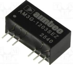 AIMTEC Converter: DC/DC; 3W; Uin: 9÷18VDC