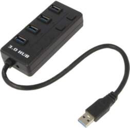 AKYGA Hub USB; RJ45 socket,USB