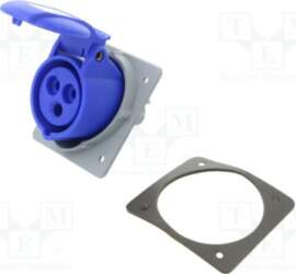 AMPHENOL Connector: AC supply 3-phase; socket