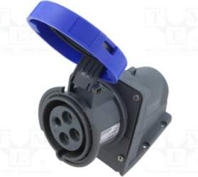 AMPHENOL Connector: AC supply 3-phase; socket