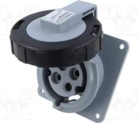 AMPHENOL Connector: AC supply 3-phase; socket
