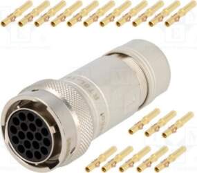 AMPHENOL Connector: circular; plug; for cable