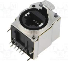 AMPHENOL Connector: RJ45; socket; Cat 6