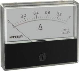 ANALOGUE CURRENT PANEL METER 1A DC