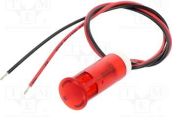 APEM Indicator: LED; flat; red bright