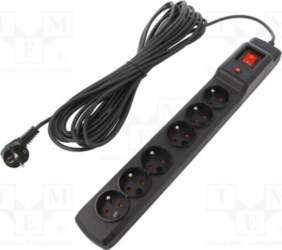 ARMAC Plug socket strip: protective; Sockets: