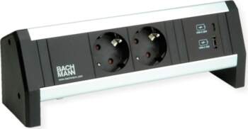 Bachmann DESK 2xprotective contact 1xUSB A&C