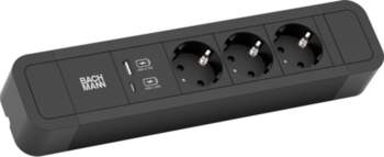 Bachmann PRIMO2 socket strip 3x earthing