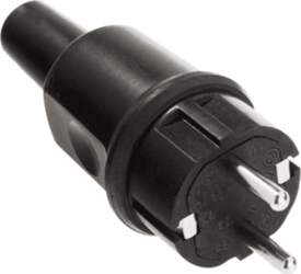 Bachmann solid rubber plug black type
