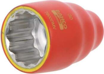 BAHCO Socket: 12-angles; insulated,socket spanner