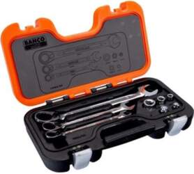 BAHCO Wrench: combination spanner-set; rattle; 8pcs