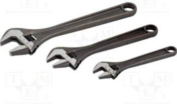 BAHCO Wrench-set; adjustable; 3pcs. | SA