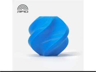 BambuLab PLA Basic Cyan (10603) materiāla