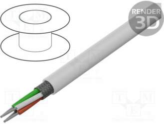 BELDEN Wire; 2x22AWG; shielded,tinned copper