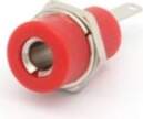 BINDING POST 4mm SOLDER - RED