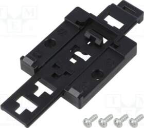 BOPLA DIN rail mounting bracket; black