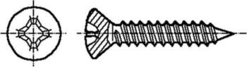 BOSSARD Screw; 4.2x32; Head: countersunk