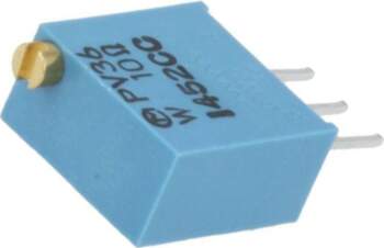BOURNS Potentiometer: mounting; 10Ω; multiturn; vertical