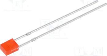 BRIGHTEK (EUROPE) LED; red; rectangular; 2x3mm