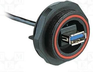 BULGIN Socket; Buccaneer; for panel mounting