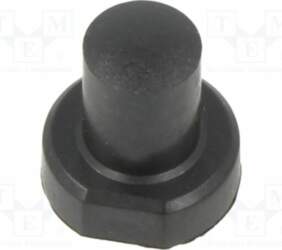Button; none; round; black; Ø6.5mm