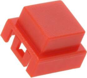 C&K Button; square; red | BTNK0140